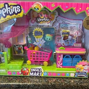 Shopkins Small Mart Playset with Pink and Green Highlights in Original Box 2015